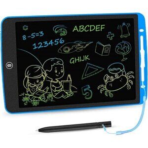 LCD Writing Tablet 12 Inch Toddler Doodle Board, Colorful Drawing Tablet